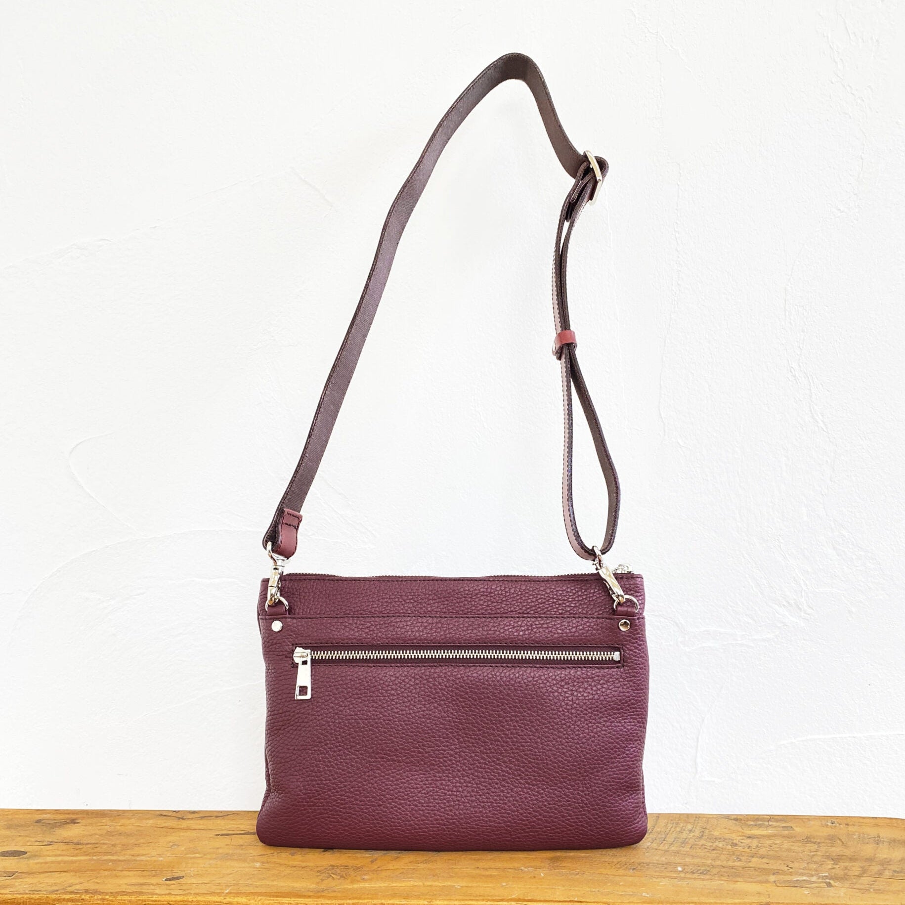 JADE ADLLER Italian Leather Sakosh Shoulder Bag