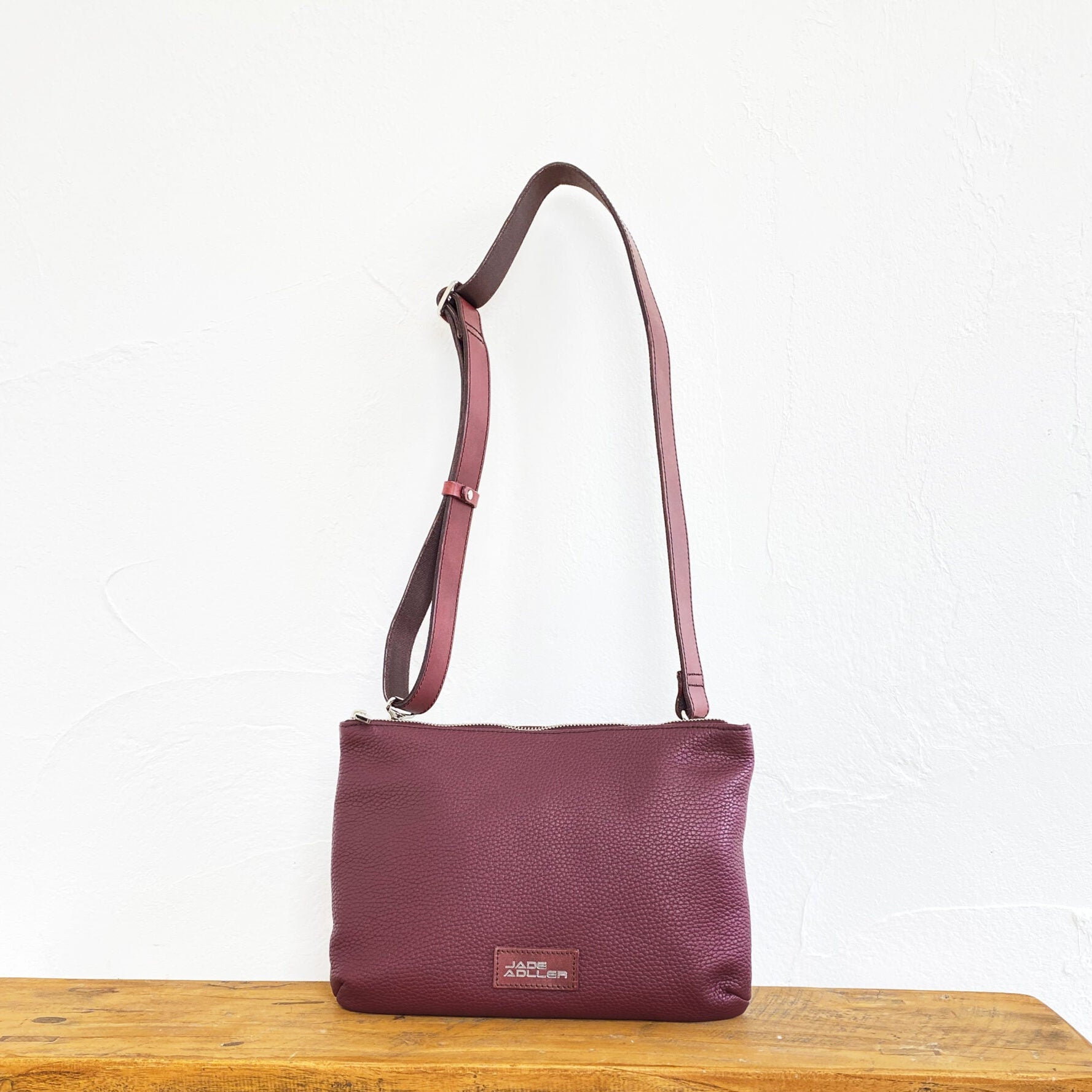 JADE ADLLER Italian Leather Sakosh Shoulder Bag