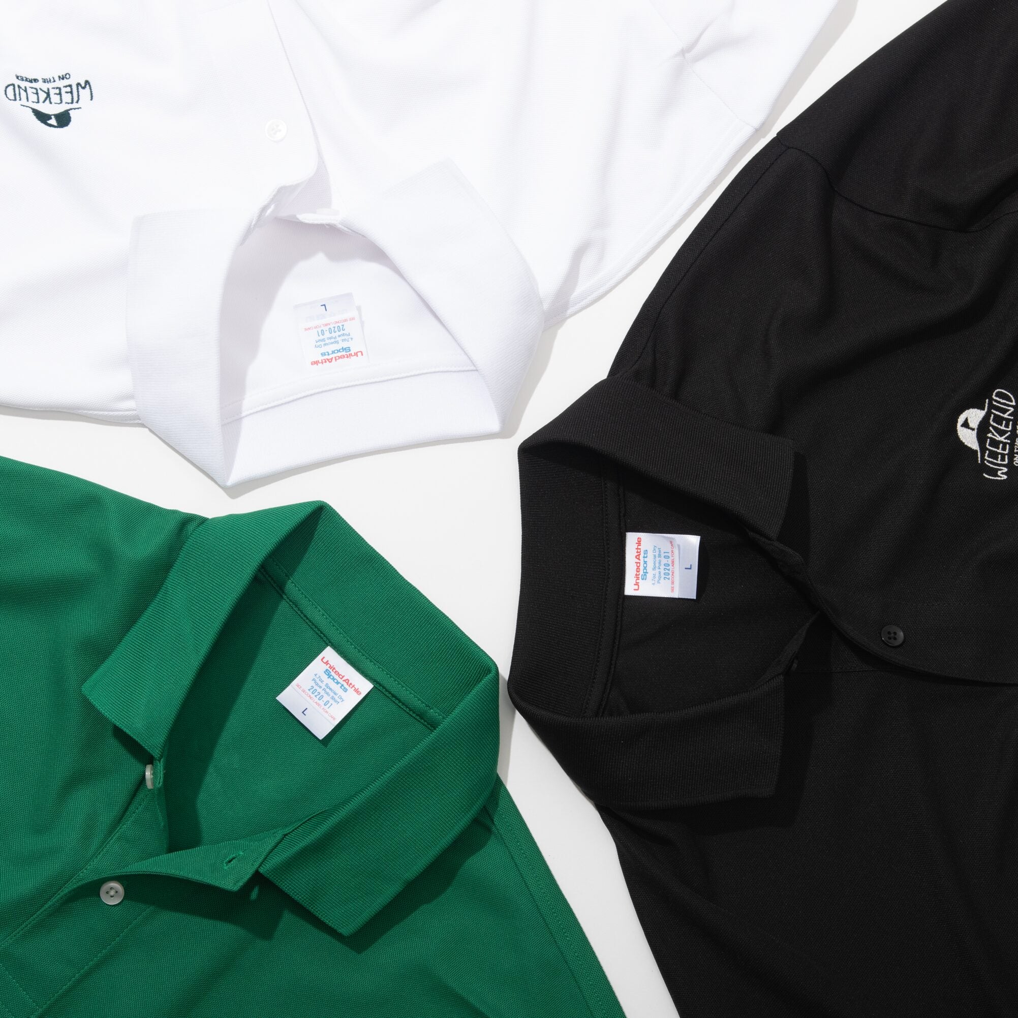 カノコ半袖ゴルフドライポロシャツ